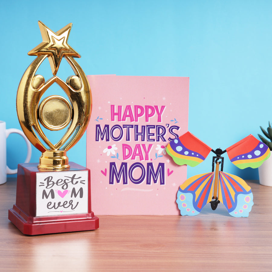 World’s   No.1   Mom   Trophy   Combo