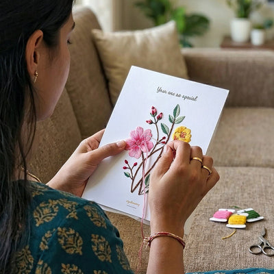 DIY   Embroidery   Card