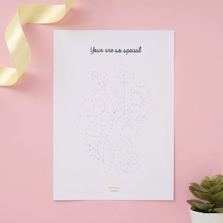 DIY   Embroidery   Card