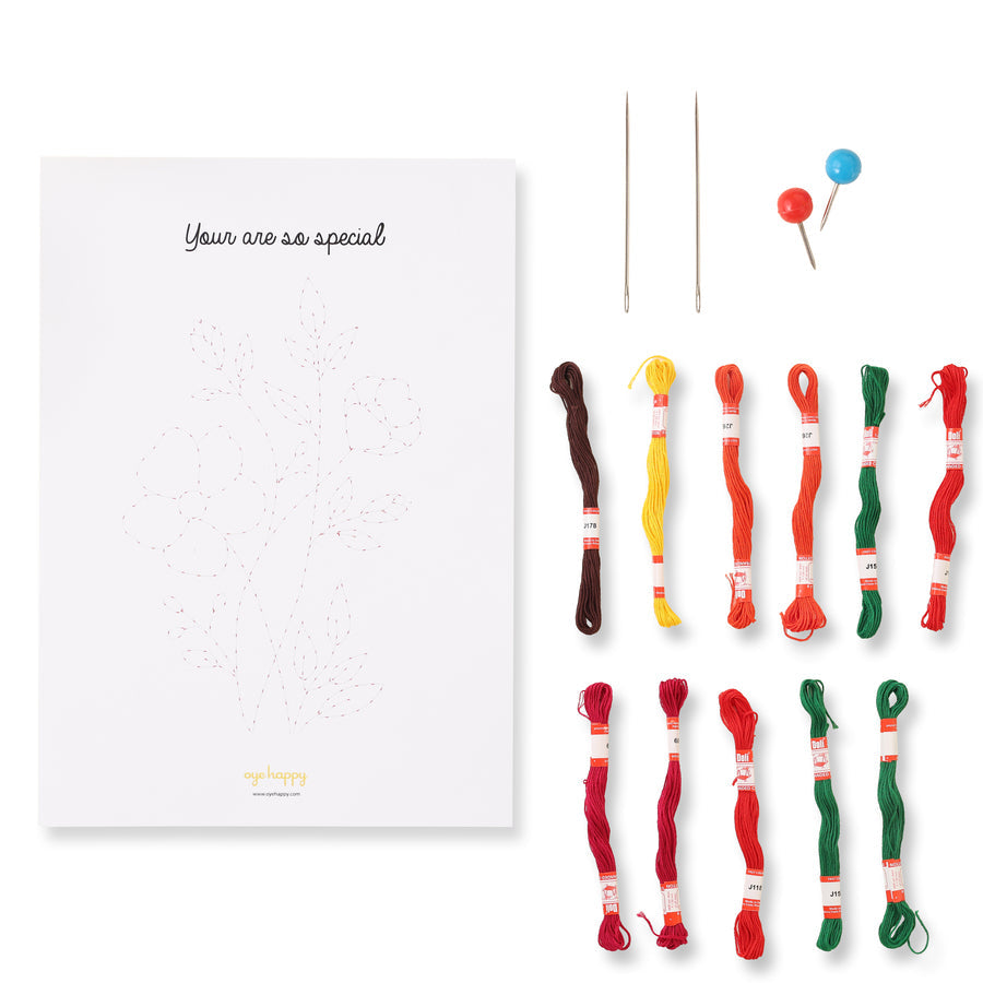 DIY   Embroidery   Card