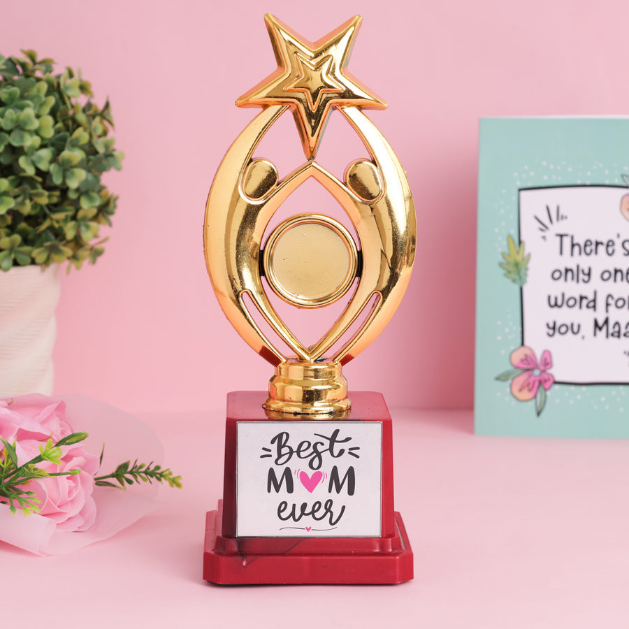 World’s   No.1   Mom   Trophy   Combo